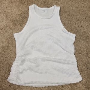 Abercrombie Kids White Textured Tank Top